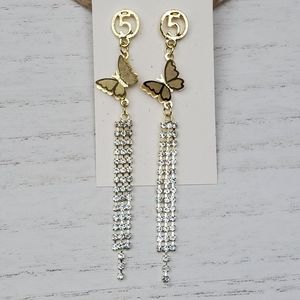 Beautiful Butterfly Drop earrings